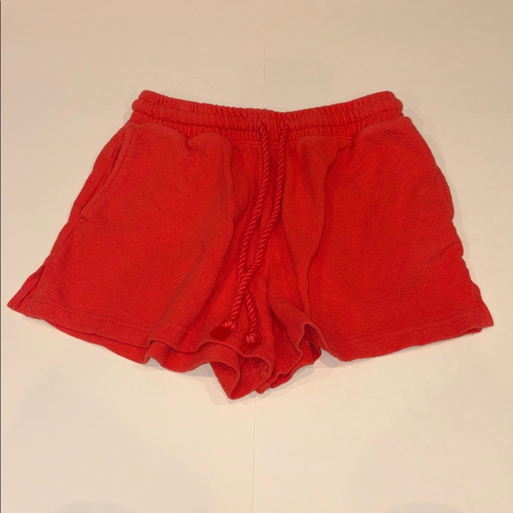 Universal Women's Vibrant Red Athletic Shorts